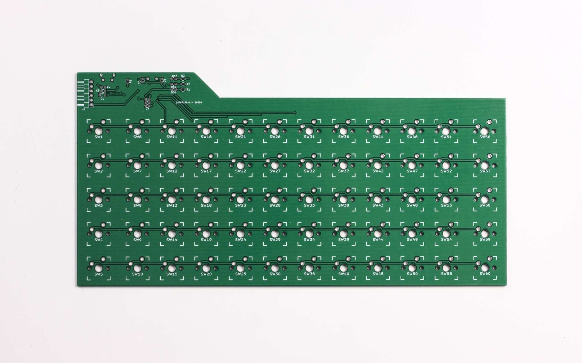 Bare PCB of grid60